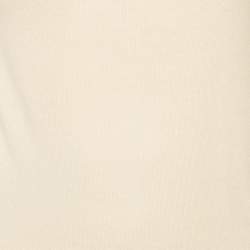 Pre Owned Sandro Cream Wool Blend Turtleneck Jumper S