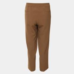 Pre Owned Sandro Brown Jersey Elasticated Pants XL