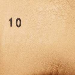 Pre Owned Santoni Burgundy Ombre Leather High Top Sneakers Size 44