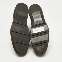 Pre Owned Santoni Brown Suede Kahverengi Ankle Boots Size 43.5