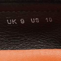 Pre Owned حذاء لوفرز سانتوني سليب أون بيني سويد بني مقاس 43