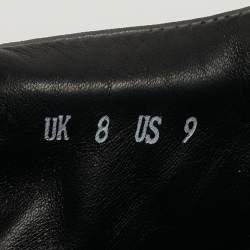 مملوكة مسبقًا Santoni Size 42 Two Tone Leather Lace Up Sneakers