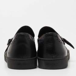Santoni Two Tone Leather Loafer Sneakers Size 46