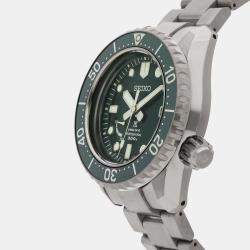 Pre Owned Pre-Owned Seiko Prospex LX Spring Drive SBDB039 Green Automatic Titanium Men's Wristwatch 44 MM