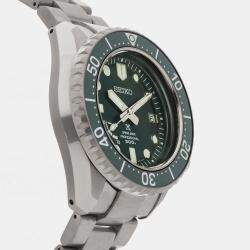 Pre Owned Pre-Owned Seiko Prospex LX Spring Drive SBDB039 Green Automatic Titanium Men's Wristwatch 44 MM