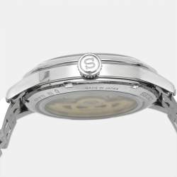 Pre Owned Seiko Presage SRPE19J1 Blue Dial Stainless Steel Men's Wristwatch 40.5 mm
