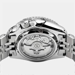 Pre Owned Seiko 5 sports SSK005K1 Orange Dial Stainless Steel Men's Wristwatch 42.5 mm