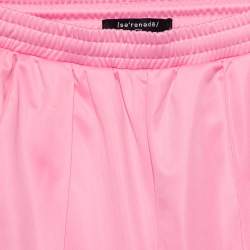 Se'renede Pink Jersey Lurex Side Trim Detail Track Pants M