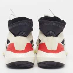 Pre Owned Stella McCartney Adidas Multi Ultra Boost 21 Size 42 Multicolor Faux Suede and Mesh Lace Up Sneakers