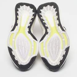 Pre Owned Stella McCartney Adidas Multi Ultra Boost 21 Size 42 Multicolor Faux Suede and Mesh Lace Up Sneakers