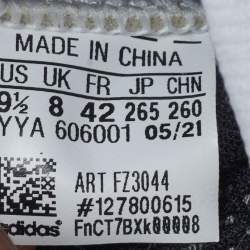 Pre Owned Stella McCartney Adidas Multi Ultra Boost 21 Size 42 Multicolor Faux Suede and Mesh Lace Up Sneakers