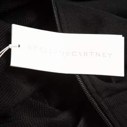 Stella McCartney Black Cotton Zip-Up Sweater M