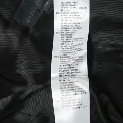 Pre Owned Stella McCartney Black Earth Embroidered Cotton Zip Front Bomber Jacket L