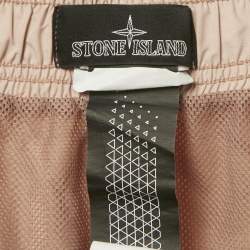 Pre Owned شورت ستون آيلاند نايلون زهري غامق مقاس كبير (لارج)