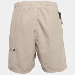 Pre Owned شورت ستون آيلاند نايلون زهري غامق مقاس كبير (لارج)