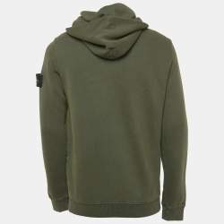 مملوكة مسبقًا هودي ستون آيلاند قطن قطعة بوصلة أخضر زيتوني مقاس صغير - سمول