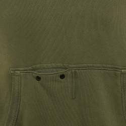 مملوكة مسبقًا هودي ستون آيلاند قطن قطعة بوصلة أخضر زيتوني مقاس صغير - سمول