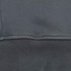 Pre Owned Stone Island Grey Jersey Logo Patch Jogger Pants XL