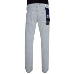 Stone Island Pale Grey Denim New Steel Narrow Leg Jeans S