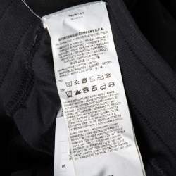 Pre Owned Supreme X Stone Island Black Cotton Knit Sweatpants L 