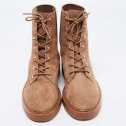 Stuart Weitzman Brown Suede Henley Boots Size 42 
