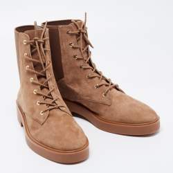Stuart Weitzman Brown Suede Henley Boots Size 42 