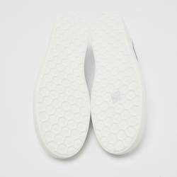 Stuart Weitzman White Leather Daryl Low Top Sneakers Size 42
