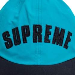 Pre Owned Supreme X The North Face Teal Arc Logo 6 Panel Hat