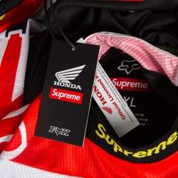 Supreme X Honda Multicolored Synthetic Fox Racing Motto Long Sleeve Jersey XL