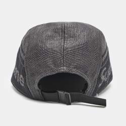 Supreme Black Logo Detail Canvas Cap