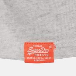 Supreme Orange Label Vintage Light Grey/White Crew Neck T-Shirt L