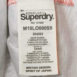 Supreme Orange Label Vintage Light Grey/White Crew Neck T-Shirt L