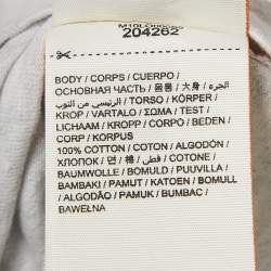 Supreme Orange Label Vintage Light Grey/White Crew Neck T-Shirt L