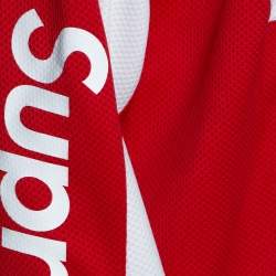 Supreme X Fox Red & White Racing Moto Jersey T-Shirt L