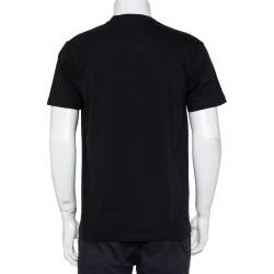 Pre Owned Supreme Black Cotton Madonna Graphic Printed Crewneck T-Shirt M