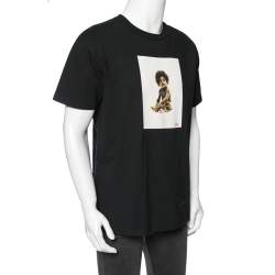 Supreme Black Cotton Biggie Printed Short Sleeve T-Shirt L