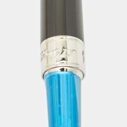 S.T. Dupont  D Large 'Picasso' Limited Edition Lacquer Silver Tone Multifunction Pen