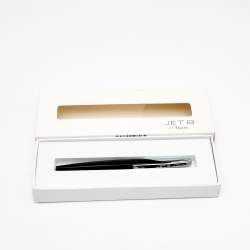 S.T. Dupont Jet 8 Black Composite Silver Tone Ballpoint Pen