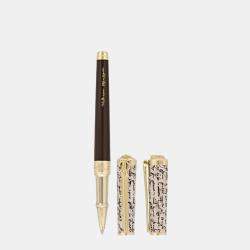 S.T. Dupont Brown Steel; Lacquer 292103  Pens