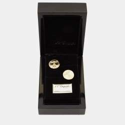 S.T. Dupont Da Vinci Limited Edition Gold Tone Cufflinks