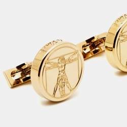 S.T. Dupont Da Vinci Limited Edition Gold Tone Cufflinks