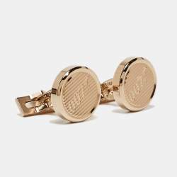 S.T. Dupont 007 Gold Tone Cufflinks