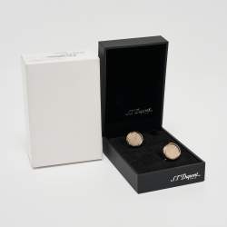 S.T. Dupont 007 Gold Tone Cufflinks