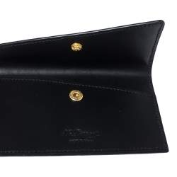 S.T. Dupont Black Leather Business Card Holder