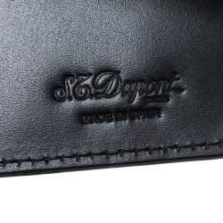 S.T. Dupont Black Leather Business Card Holder