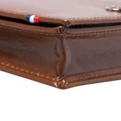 S.T. Dupont Tan Leather Business Line D Cards Holder 