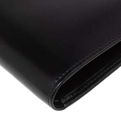 S.T Dupont Black Leather D Line Elysee 6CC Bifold Wallet