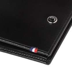 S.T Dupont Black Leather D Line Elysee 6CC Bifold Wallet