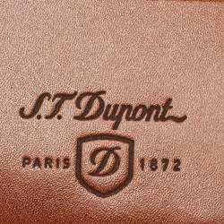 S.T. Dupont Tan Leather Bifold Wallet