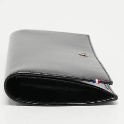S.T. Dupont Black Leather Bifold Long Wallet
